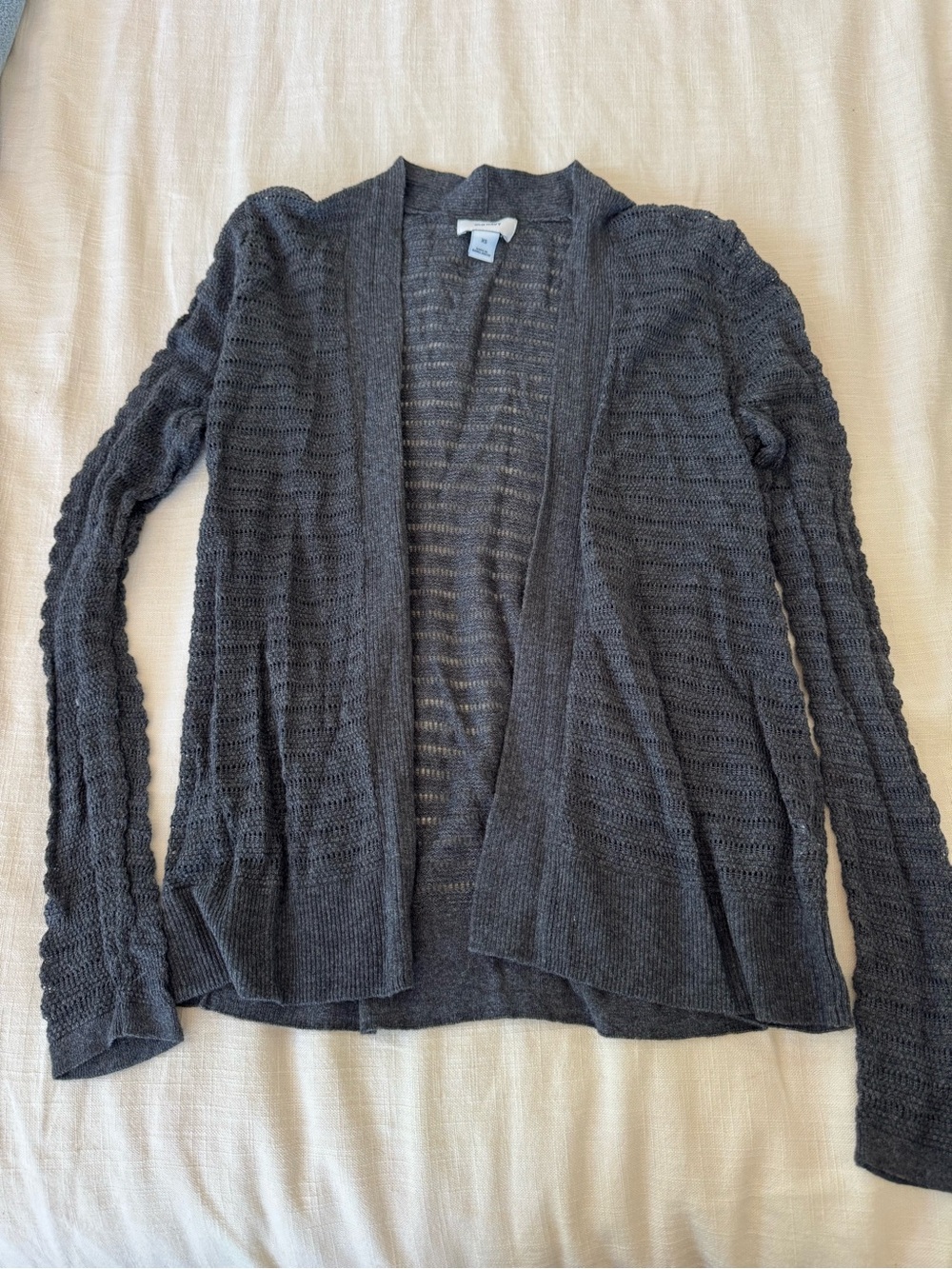 Old Navy Charcoal Gray Open-Front Women's Cardigan